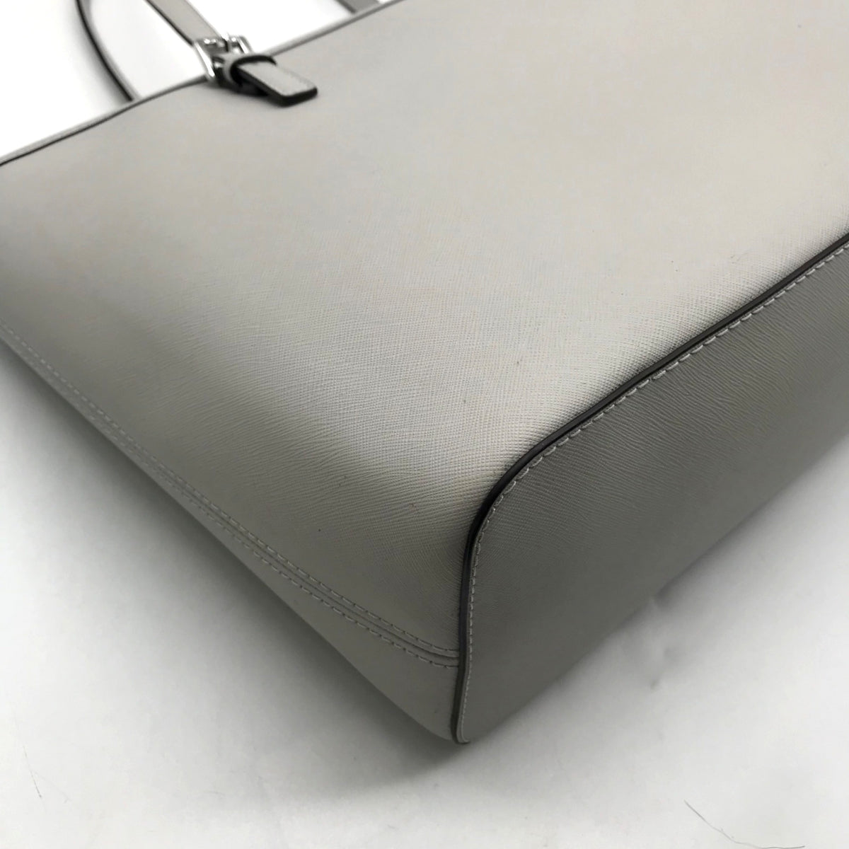 Michael Kors Grey Saffiano Leather Tote Bag