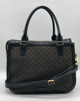Fossil Black Fabric Ryder Satchel Bag