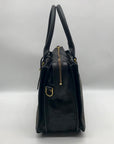 Fossil Black Fabric Ryder Satchel Bag