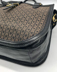 Fossil Black Fabric Ryder Satchel Bag