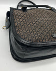 Fossil Black Fabric Ryder Satchel Bag