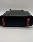Dooney And Bourke Black Pebbled Leather Shoulder Bag