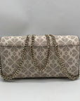 Kate Spade Natural Coated Canvas Flower Chain Crossbody Bag