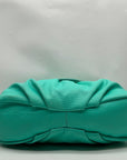 Juicy Couture Teal Leather Traveler Flap Crossbody Bag