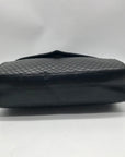 Bally Black Quilted Leather Top Handle Handbag