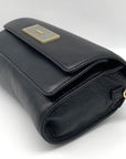 DKNY Black Leather Crossbody Bag