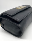 DKNY Black Leather Crossbody Bag