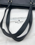 Kate Spade Black Pebbled Jackson Street Jana Tote Bag