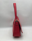 Kate Spade Red Pebbled Leather Polly Shoulder Bag