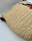 Brighton Straw & Leather Shoulder Bag