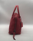 Coach Coral Pebbled Leather Bleecker Preston Satchel Bag 30144P
