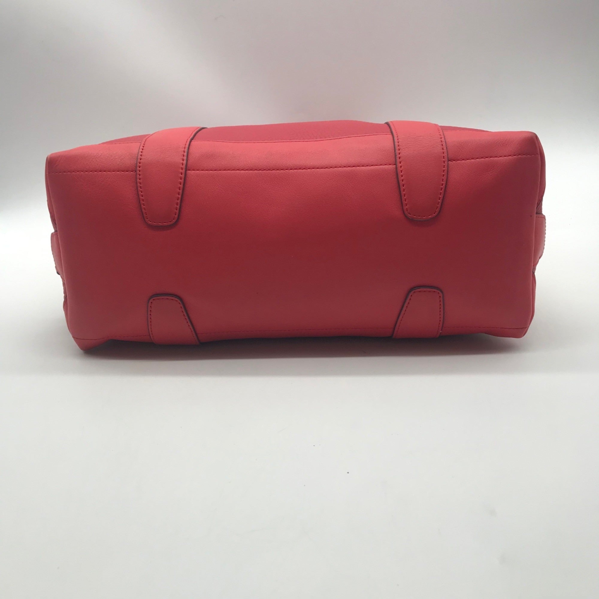 Coach Coral Pebbled Leather Bleecker Preston Satchel Bag 30144P
