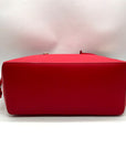 Michael Kors Red Saffiano Leather Large Gilly Tote And Wallet