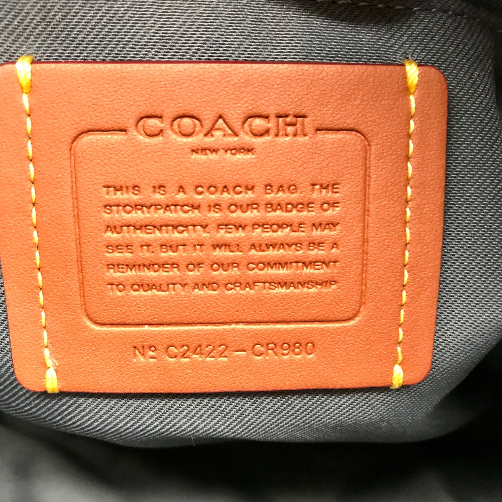 Coach Denim Pebbled Leather Bella Satchel CR980