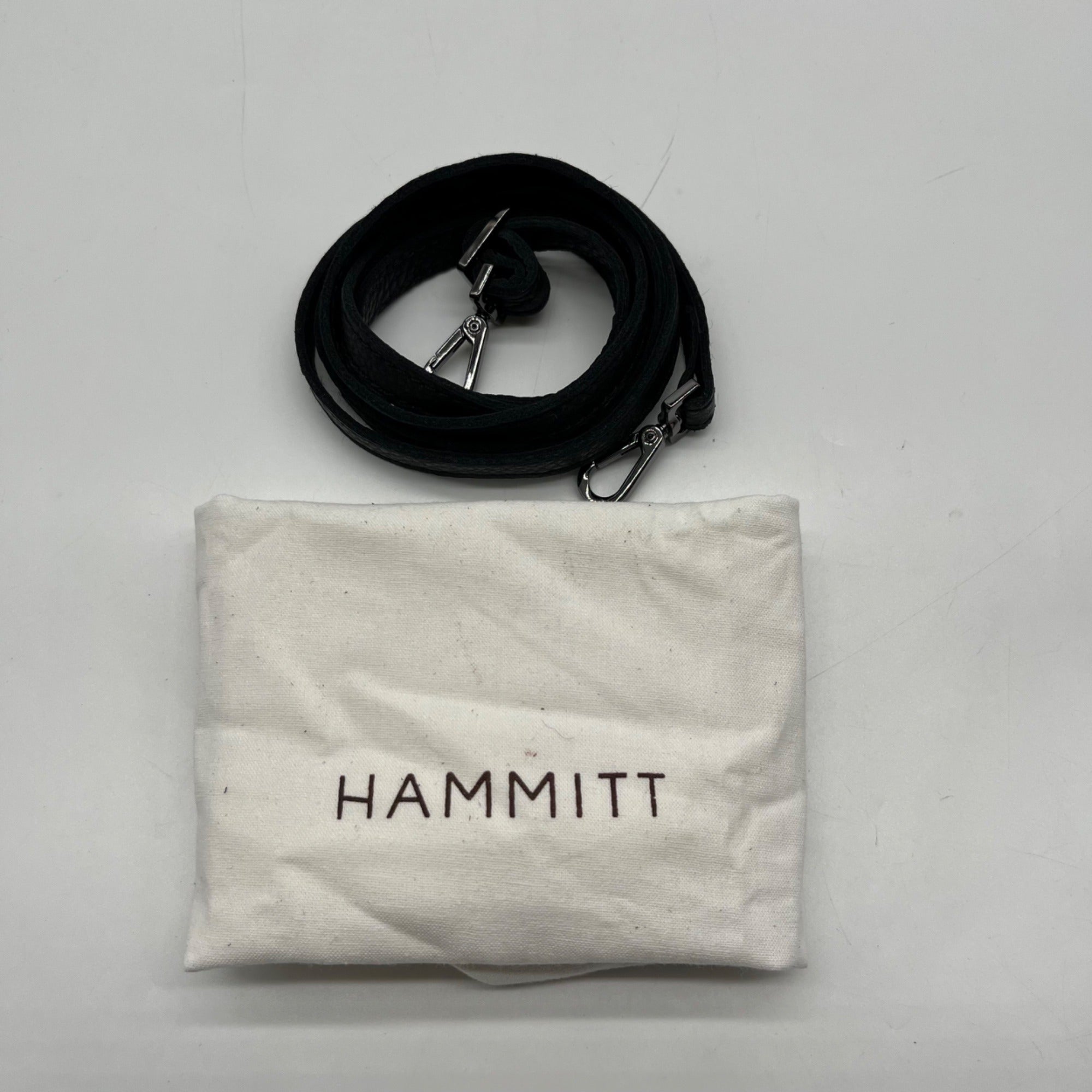Hammitt Black Leather Nash Crossbody Wristlet