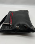 Hammitt Black Leather Nash Crossbody Wristlet
