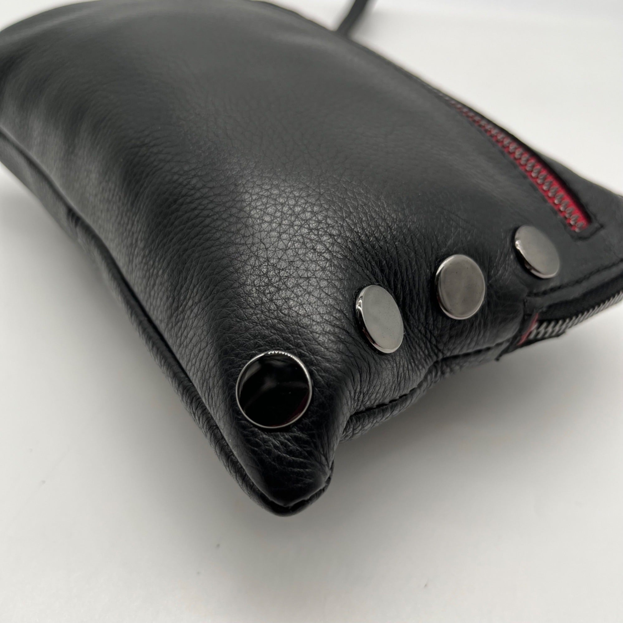 Hammitt Black Leather Nash Crossbody Wristlet