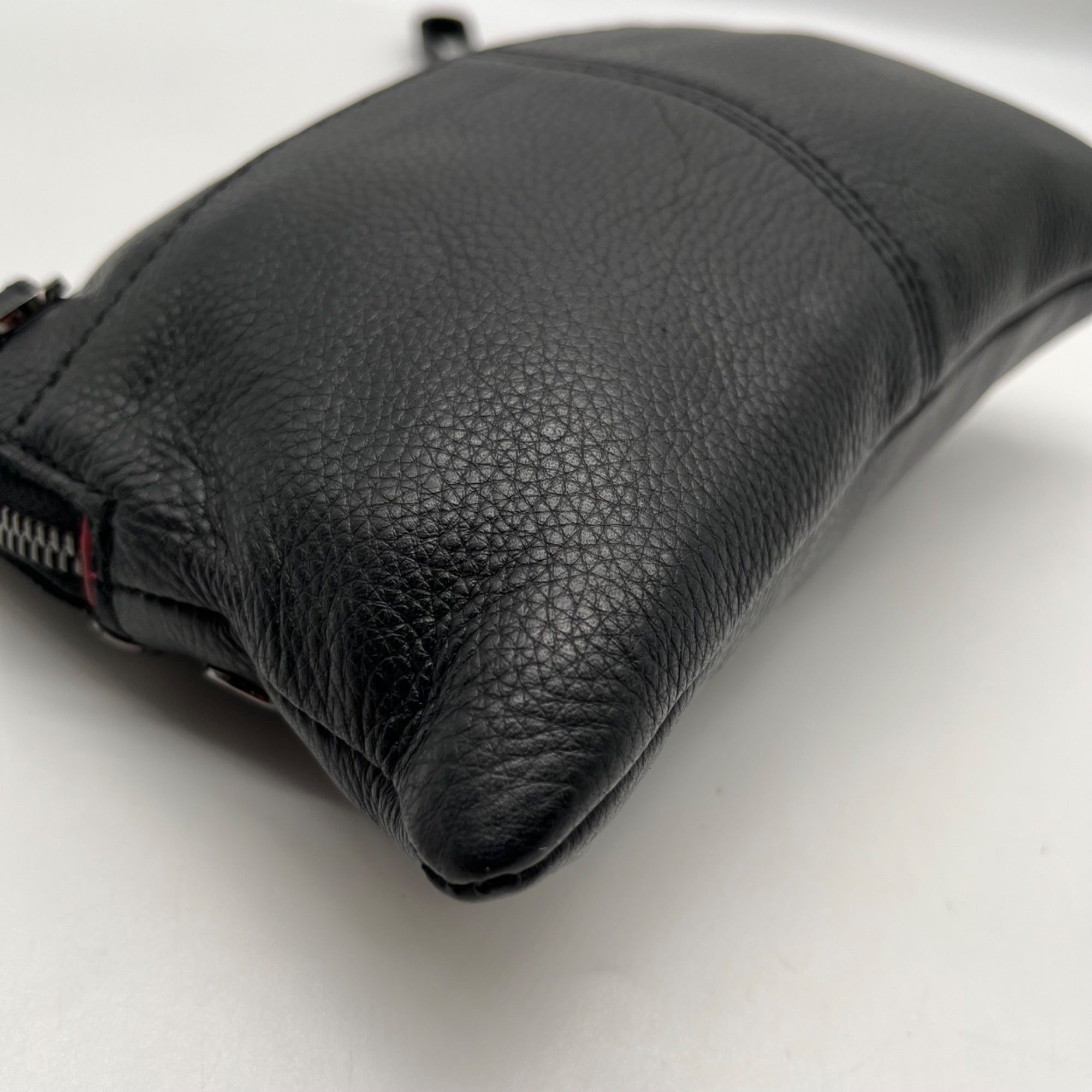 Hammitt Black Leather Nash Crossbody Wristlet