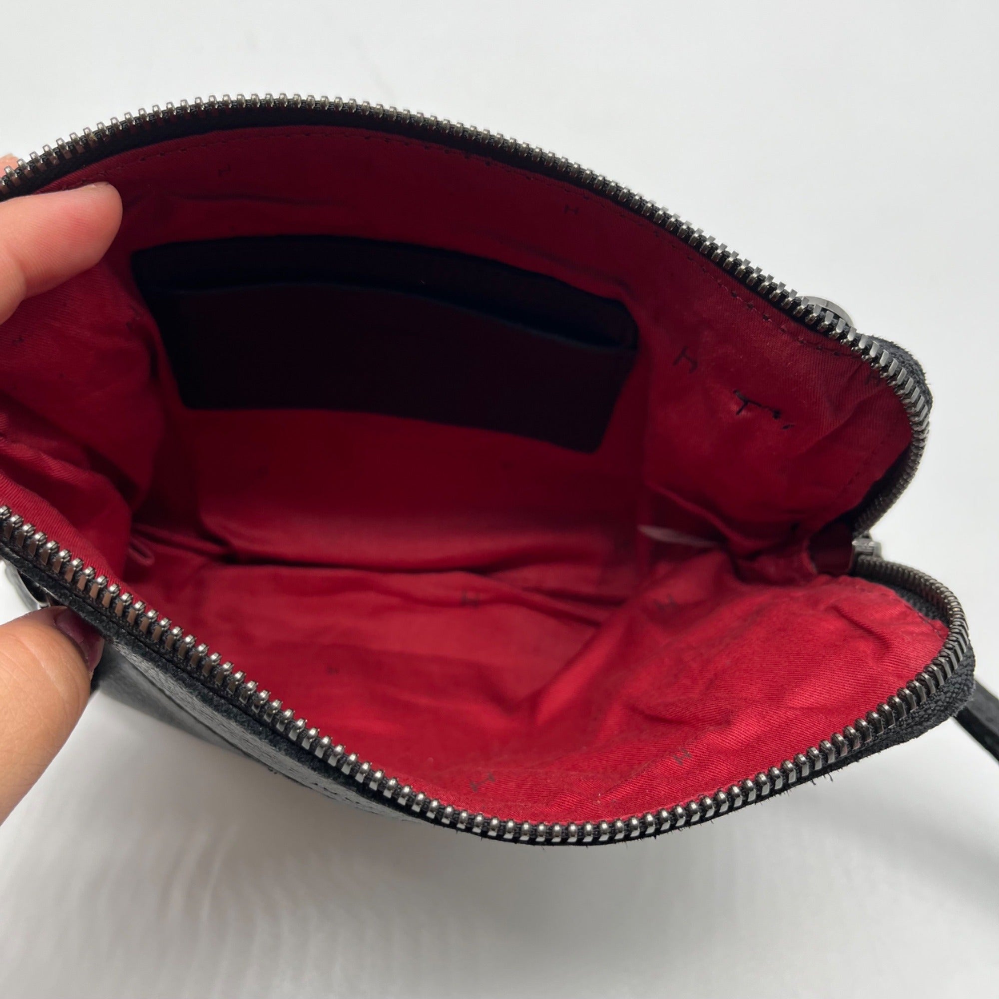 Hammitt Black Leather Nash Crossbody Wristlet