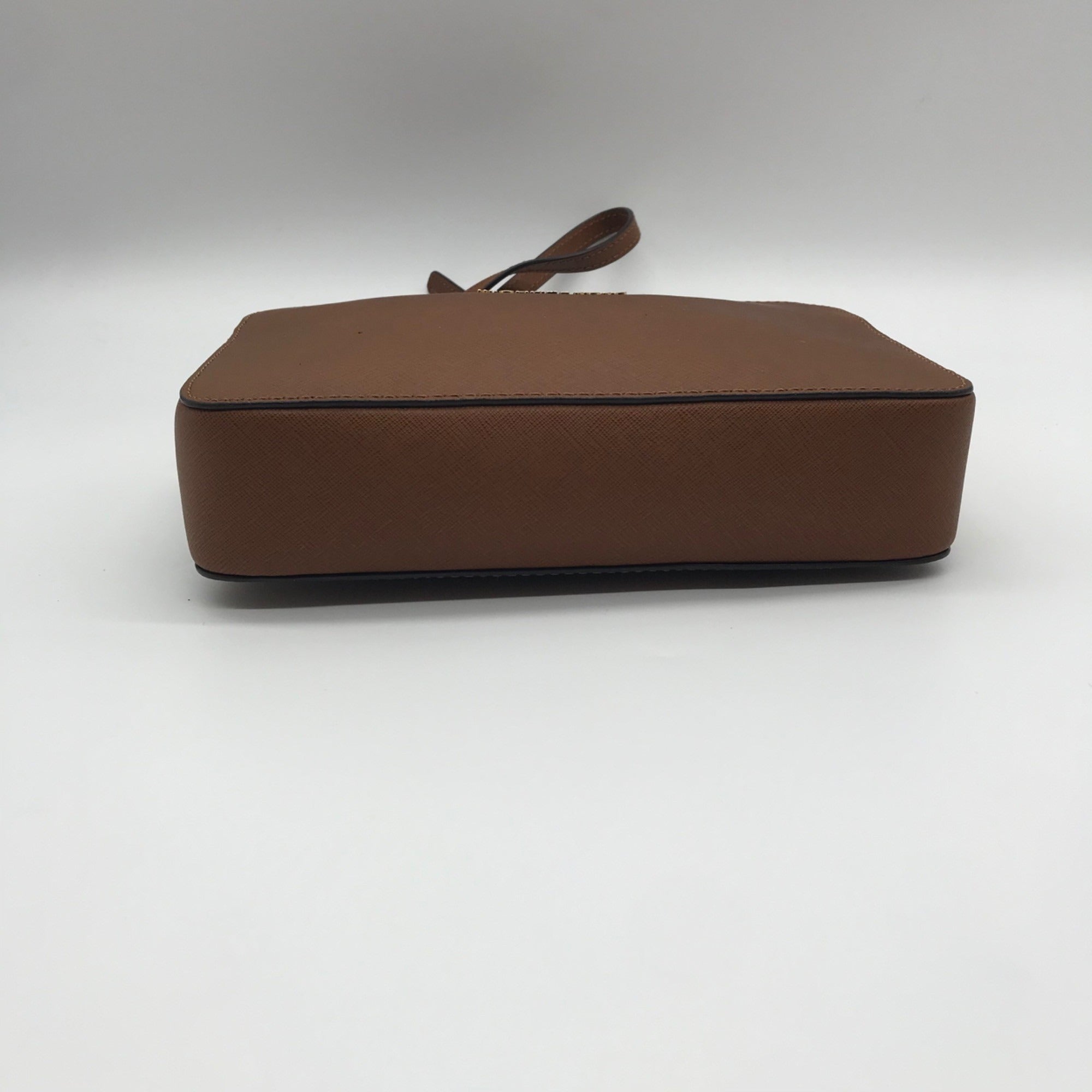 Michael Kors Brown Saffiano Leather Crossbody Bag