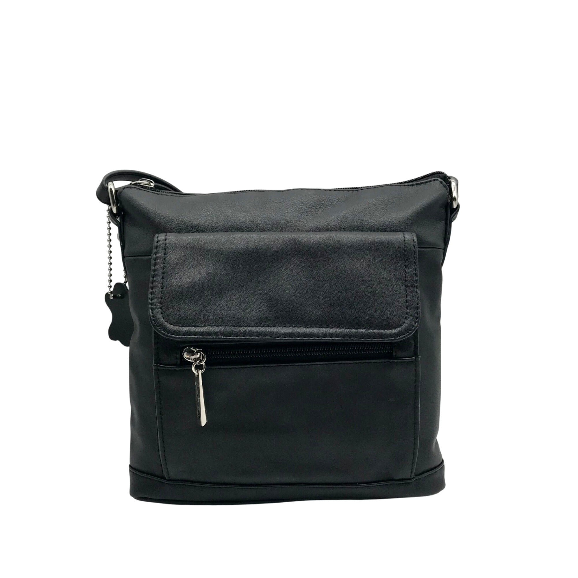 Giani Bernini Black Venice Nappa Crossbody Bag