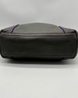 Cole Haan Grey Pebbled Leather Shoulder Bag