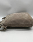 M.I.L.A Gray Suede Jackie Crossbody Bag