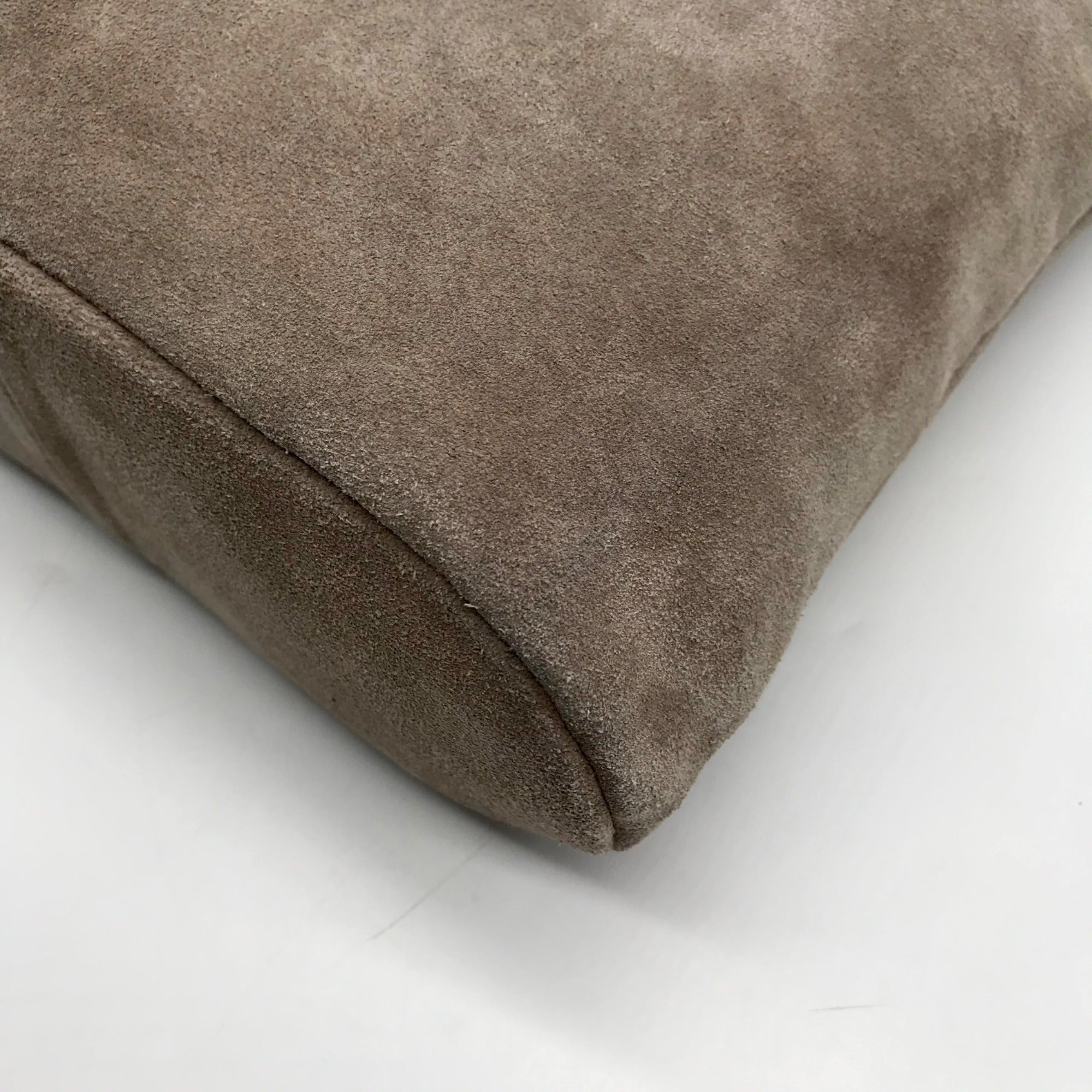 M.I.L.A Gray Suede Jackie Crossbody Bag