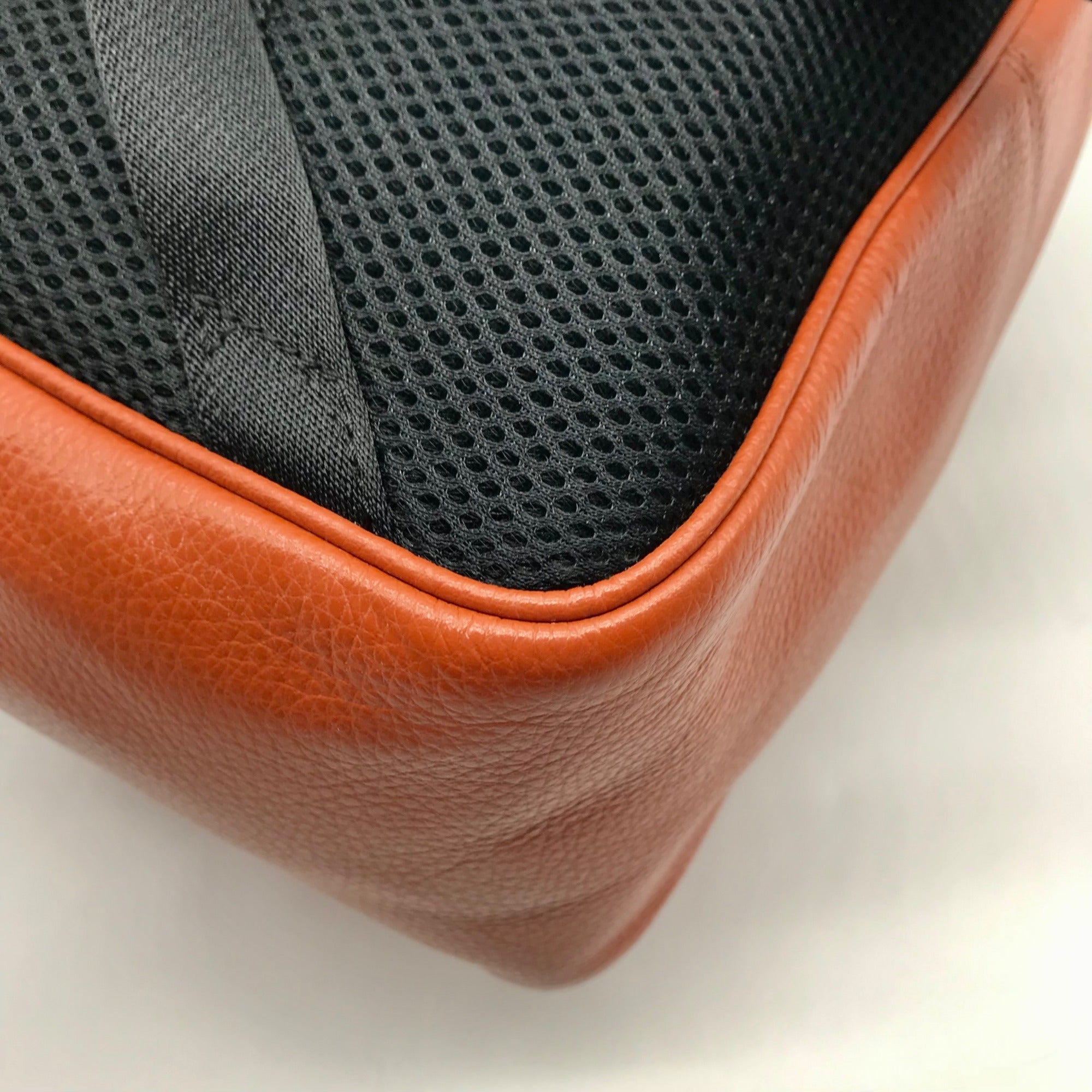 Coach Burnt Orange Pebbled Leather Court Backpack 5666