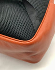Coach Burnt Orange Pebbled Leather Court Backpack 5666