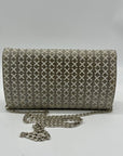 Starlet Silver Sparkely Leather Crossbody Bag