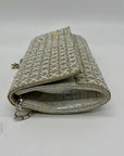 Starlet Silver Sparkely Leather Crossbody Bag