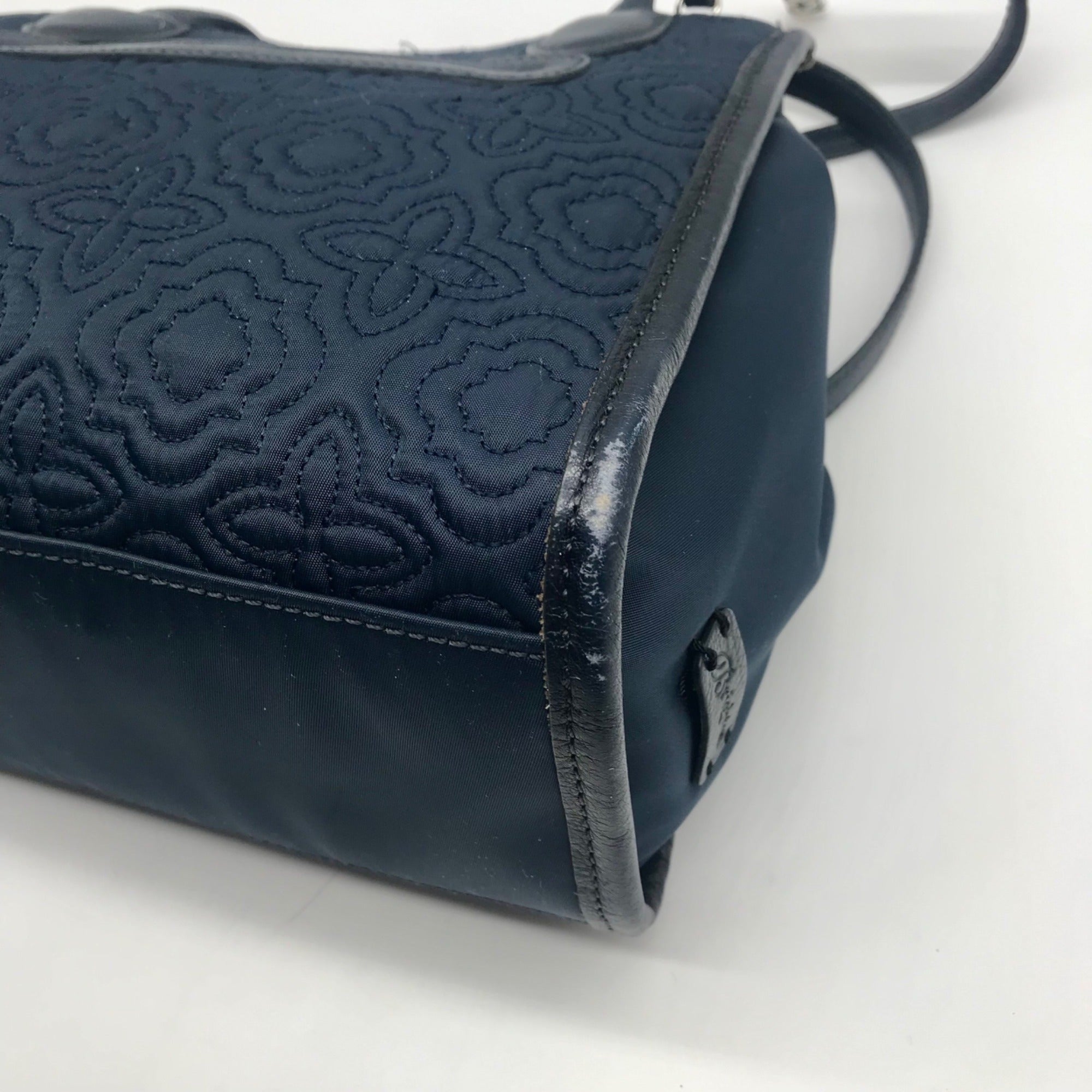 Brighton Blue Nylon Quilted Shoulder Bag