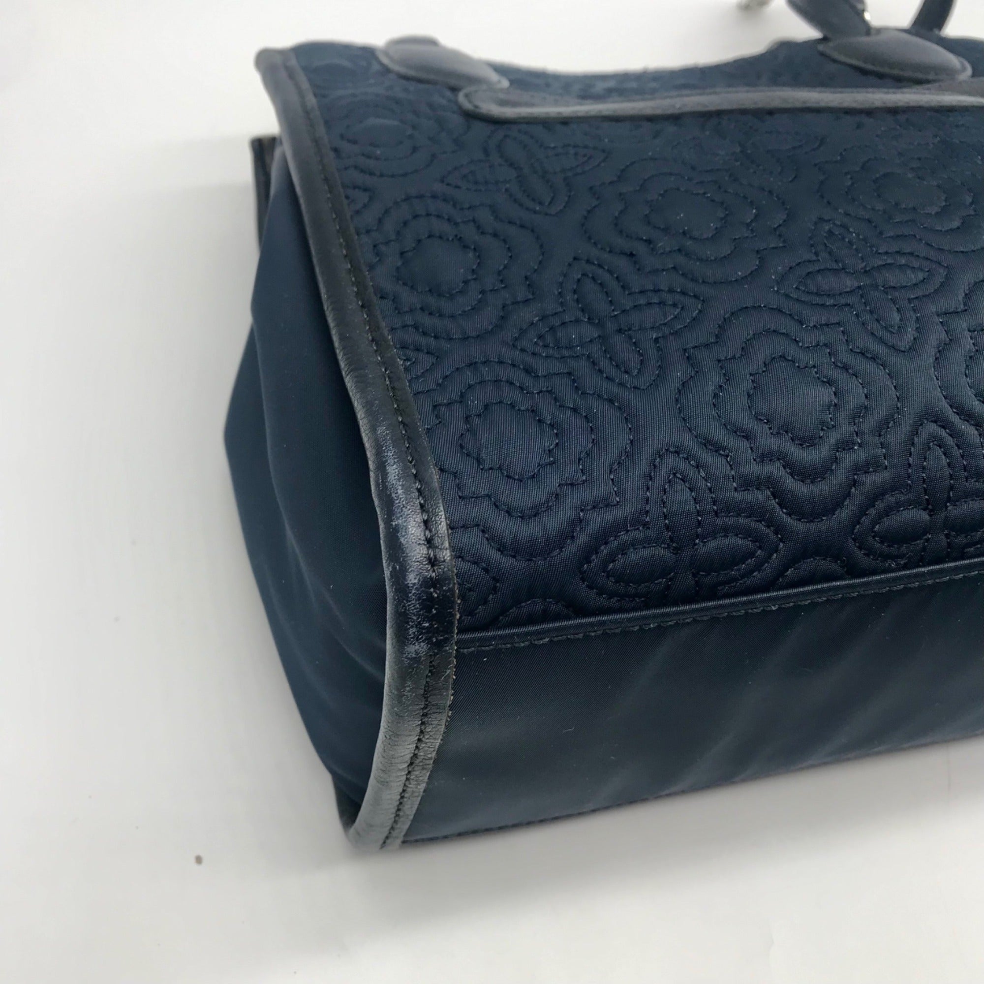Brighton Blue Nylon Quilted Shoulder Bag