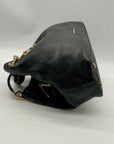 Micheal Kors Black Pebbled Leather Hobo Shoulder Bag