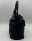 Style & Co Hudsonn Black Faux Leather Tote Bag
