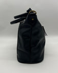 Style & Co Hudsonn Black Faux Leather Tote Bag