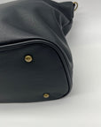 Style & Co Hudsonn Black Faux Leather Tote Bag