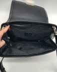 Kate Spade Cream & Black leather Magnolia Park Laurel Satchel Bag