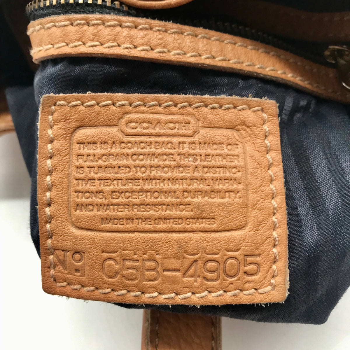 Coach Tan Sonoma Small Drawstring Bucket Bag 4905