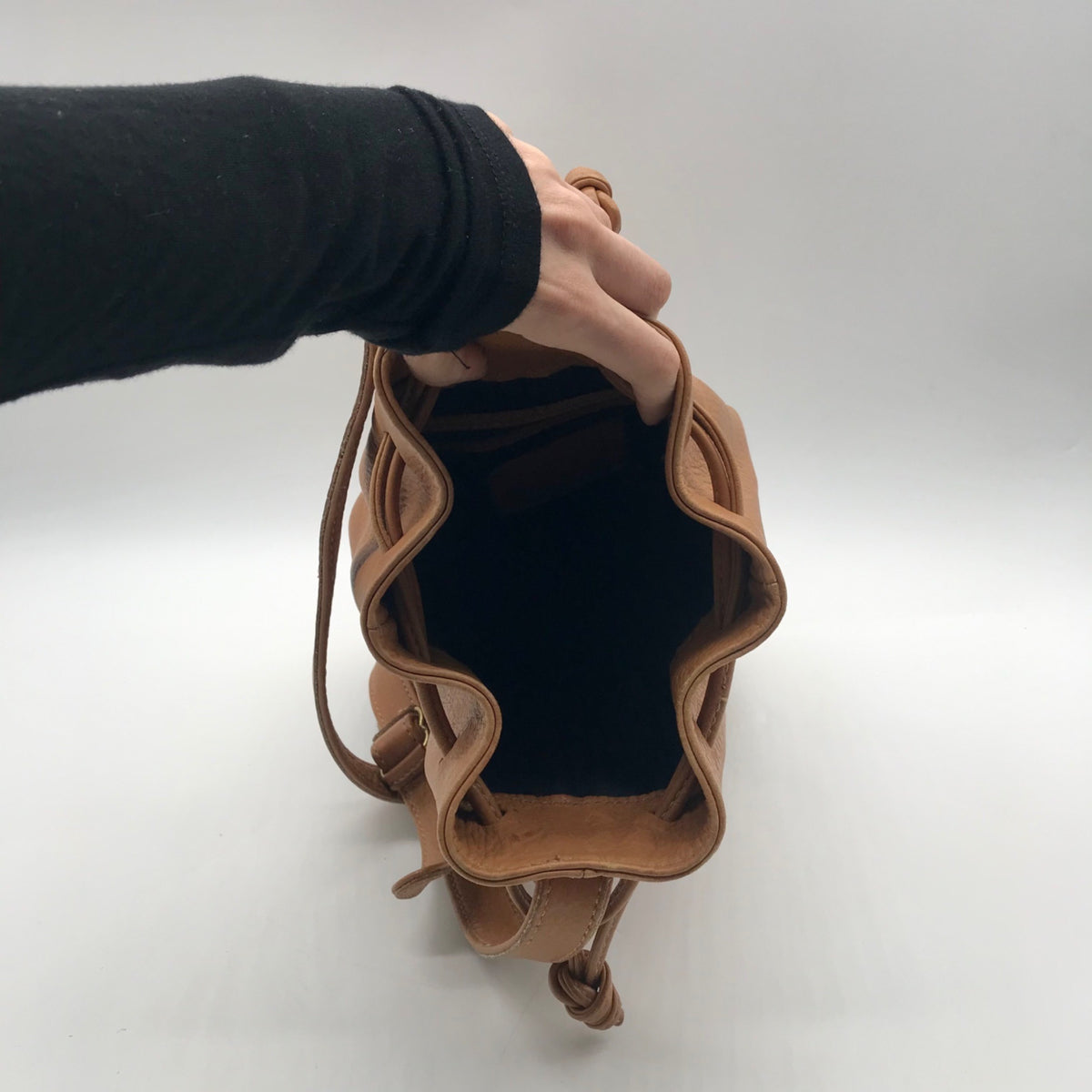 Coach Tan Sonoma Small Drawstring Bucket Bag 4905