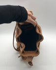 Coach Tan Sonoma Small Drawstring Bucket Bag 4905