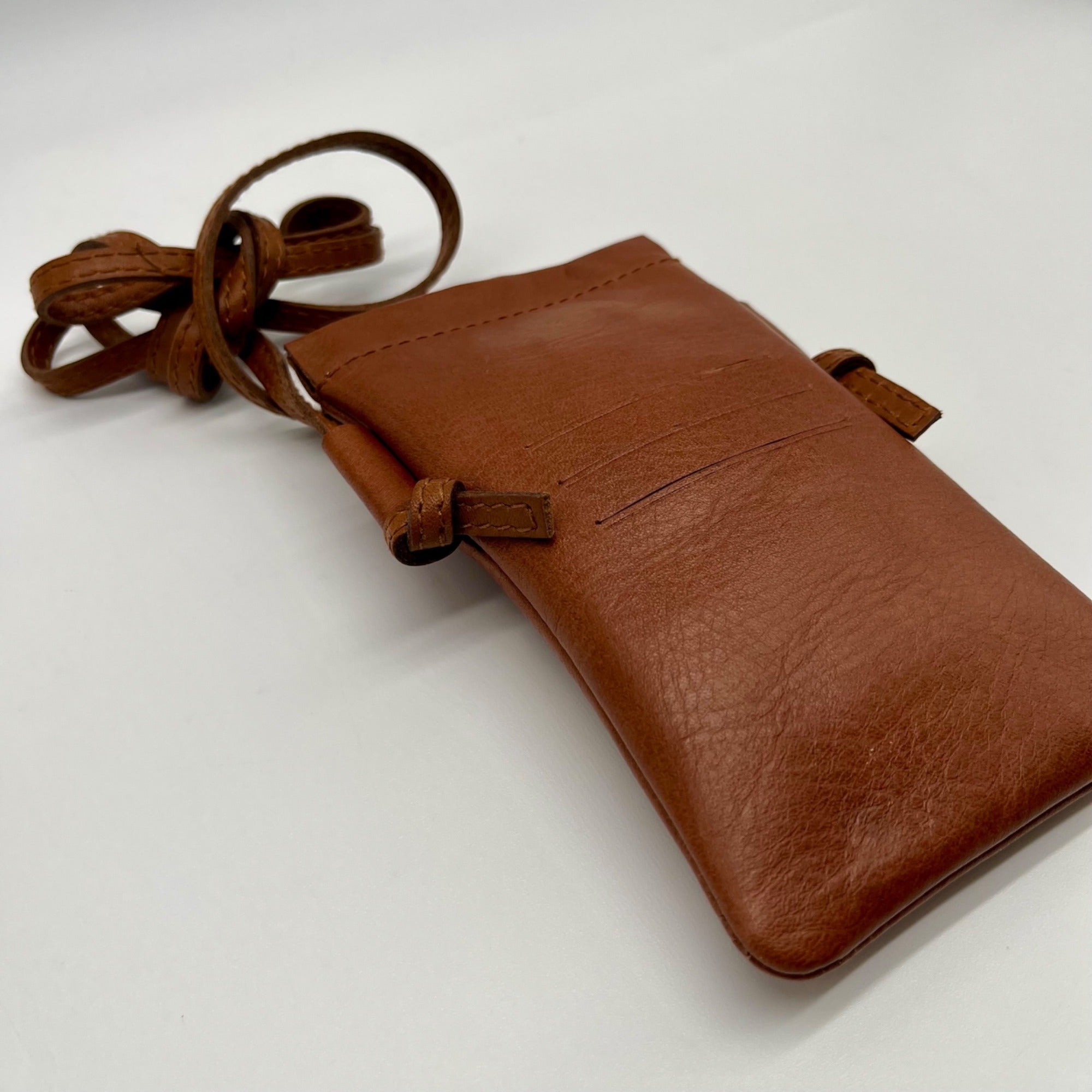 Madewell Brown Leather Smartphone Crossbody Bag