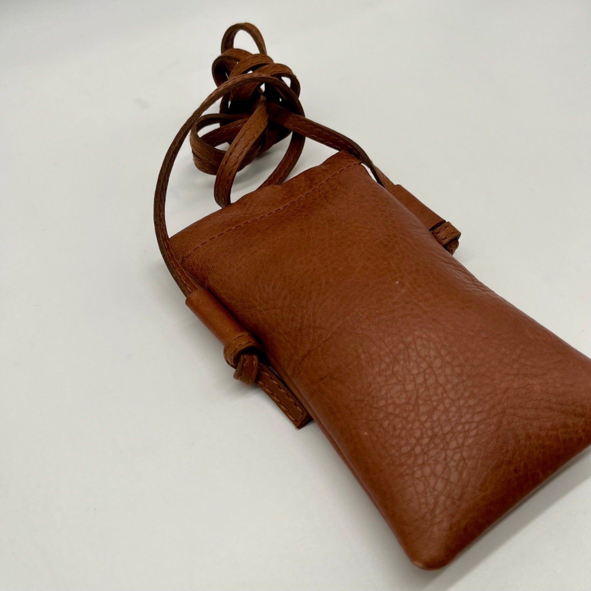 Madewell Brown Leather Smartphone Crossbody Bag