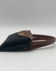 Longchamp Black Nylon Le Pilage Top Handle Reversible Bag