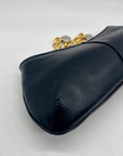 Arezzo Black Leather Shoulder Bag