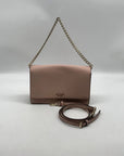 Kate Spade Light Pink Leather Flap Crossbody Bag