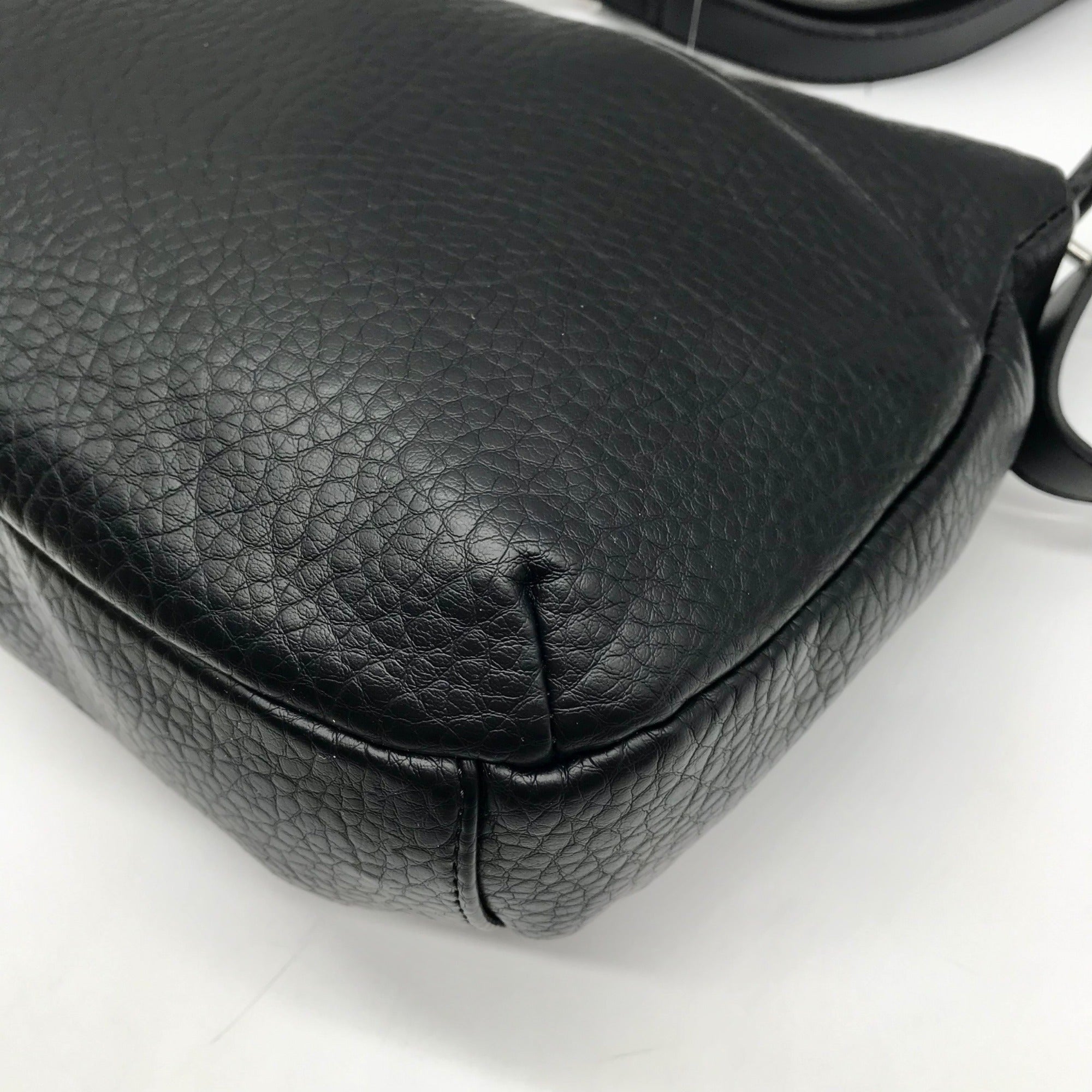 Giani Bernini Black Faux Leather Hobo Bag