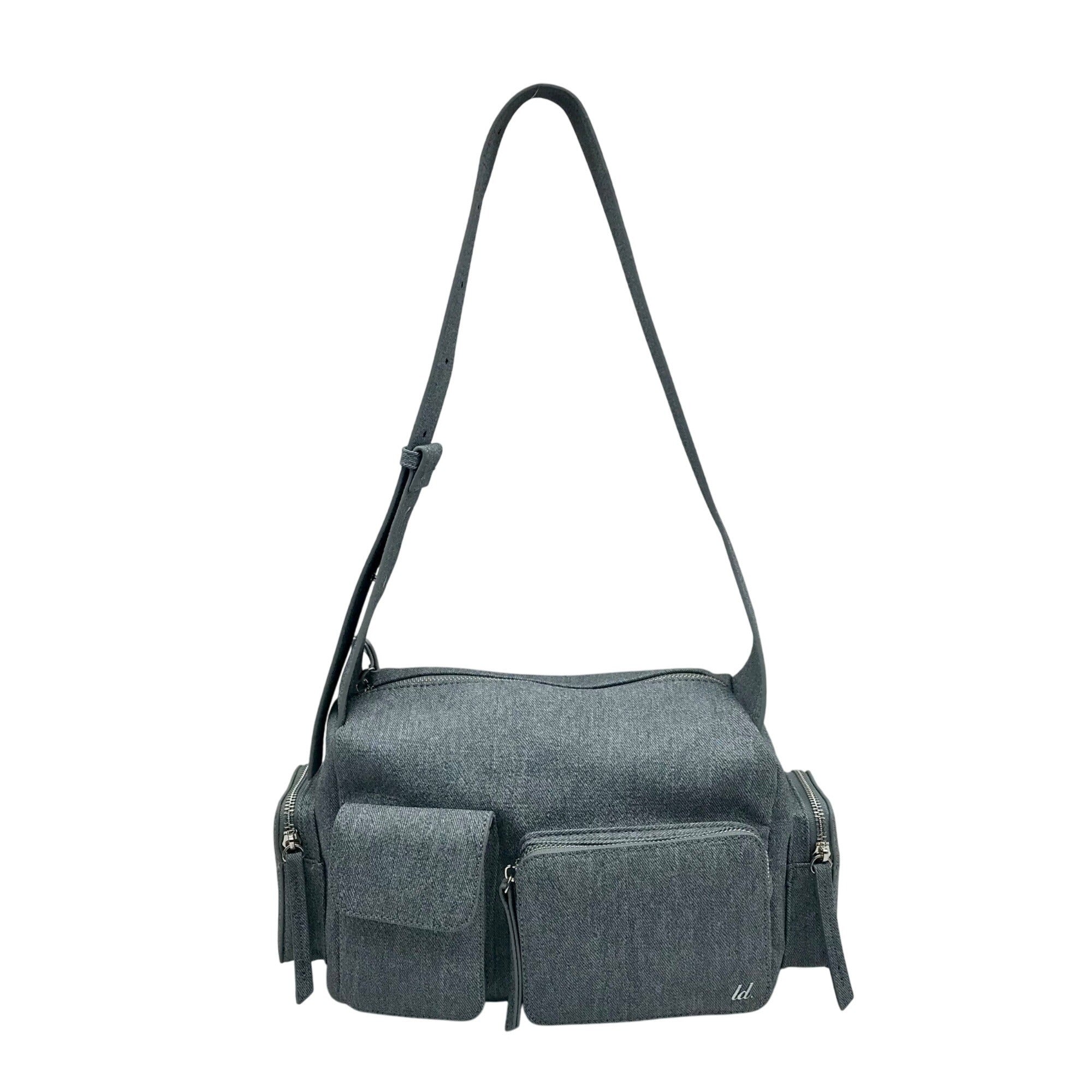Like Dreams Denim Vegan Nomad Shoulder Bag 