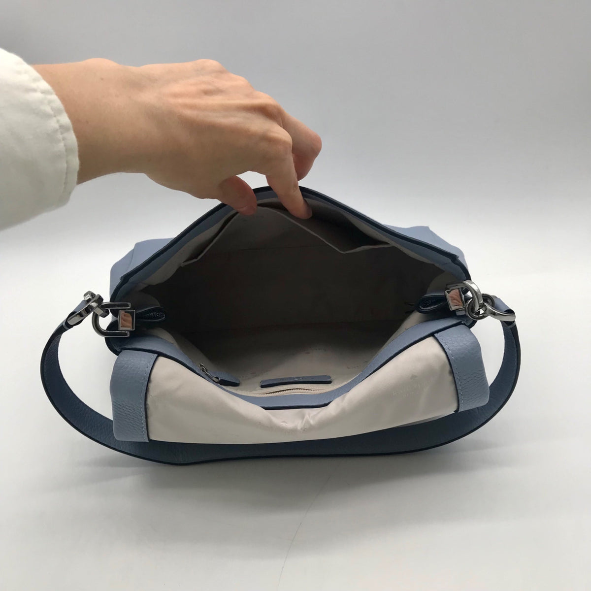Kate Spade Light Blue Leila Mini Crossbody Bag